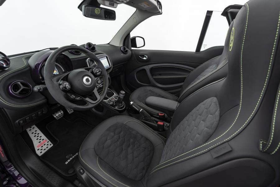 Интерьер Smart ForTwo Ultimate E by Brabus (A453) 2019 года  (фото 5 из 11)